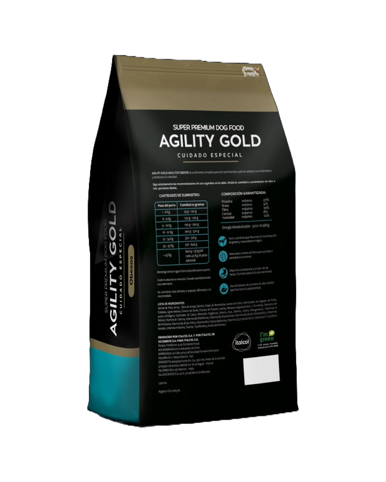 Agility Gold Perros Adultos Obesos 