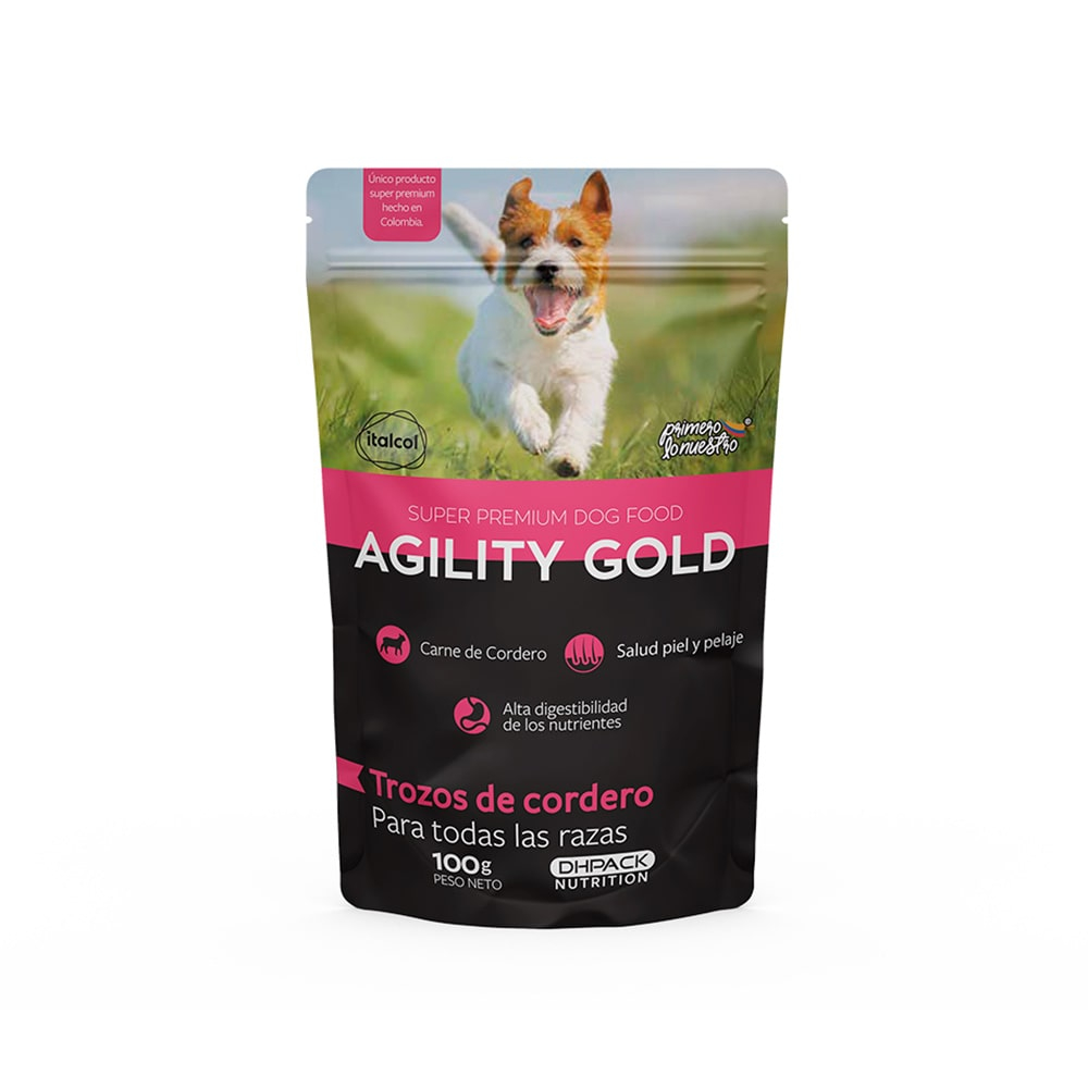 Agility Gold Perros Comida Húmeda Cordero 