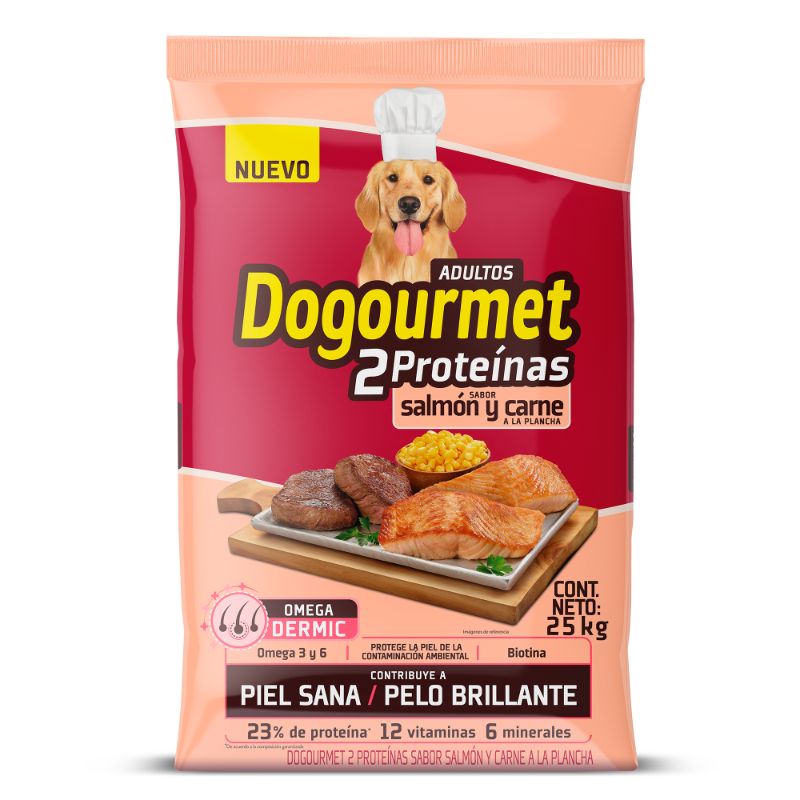 Dogourmet Adultos Salmon y carne a la parrila