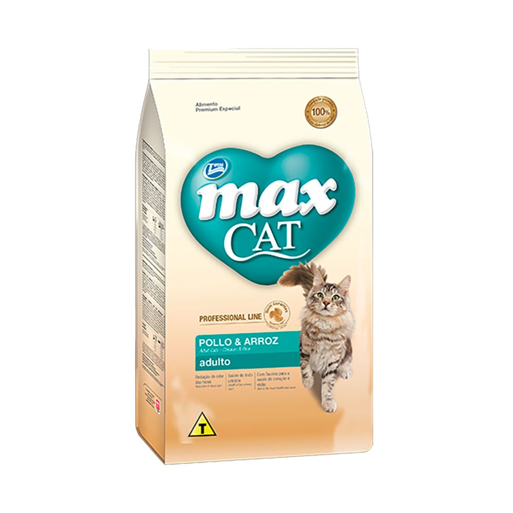Max Cat gatos adultos pollo y arroz