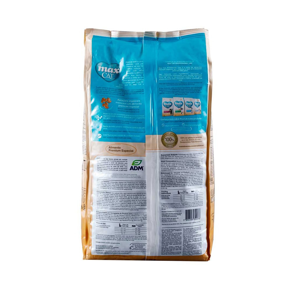 Max Cat gatos adultos pollo y arroz 