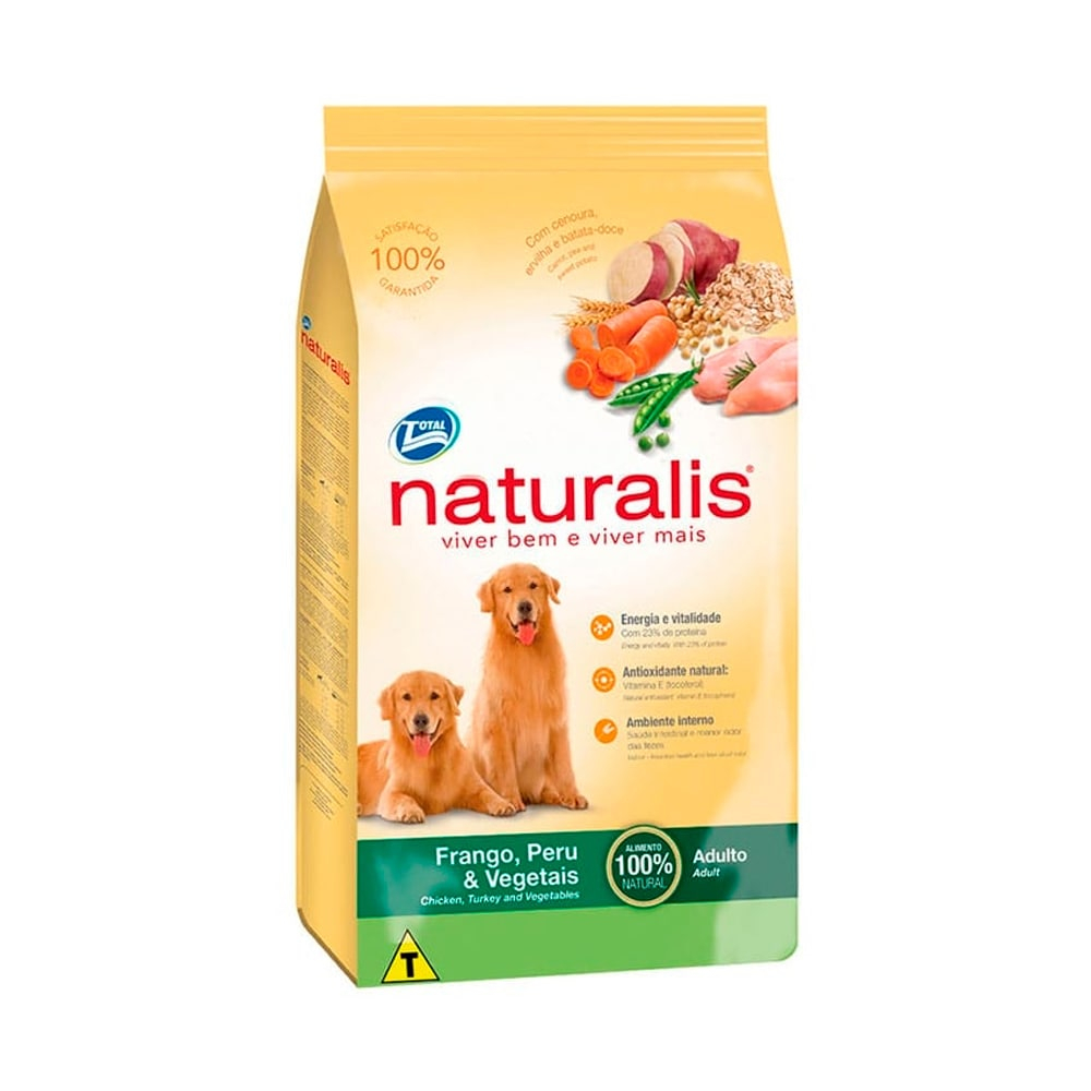 Naturalis Perros Adultos Pollo, Pavo y Vegetales 