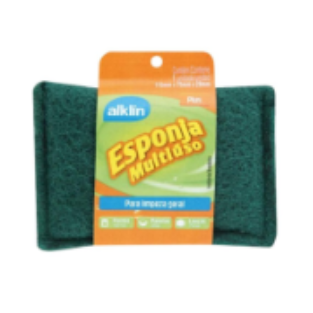 Esponja Multiuso Fibra verde