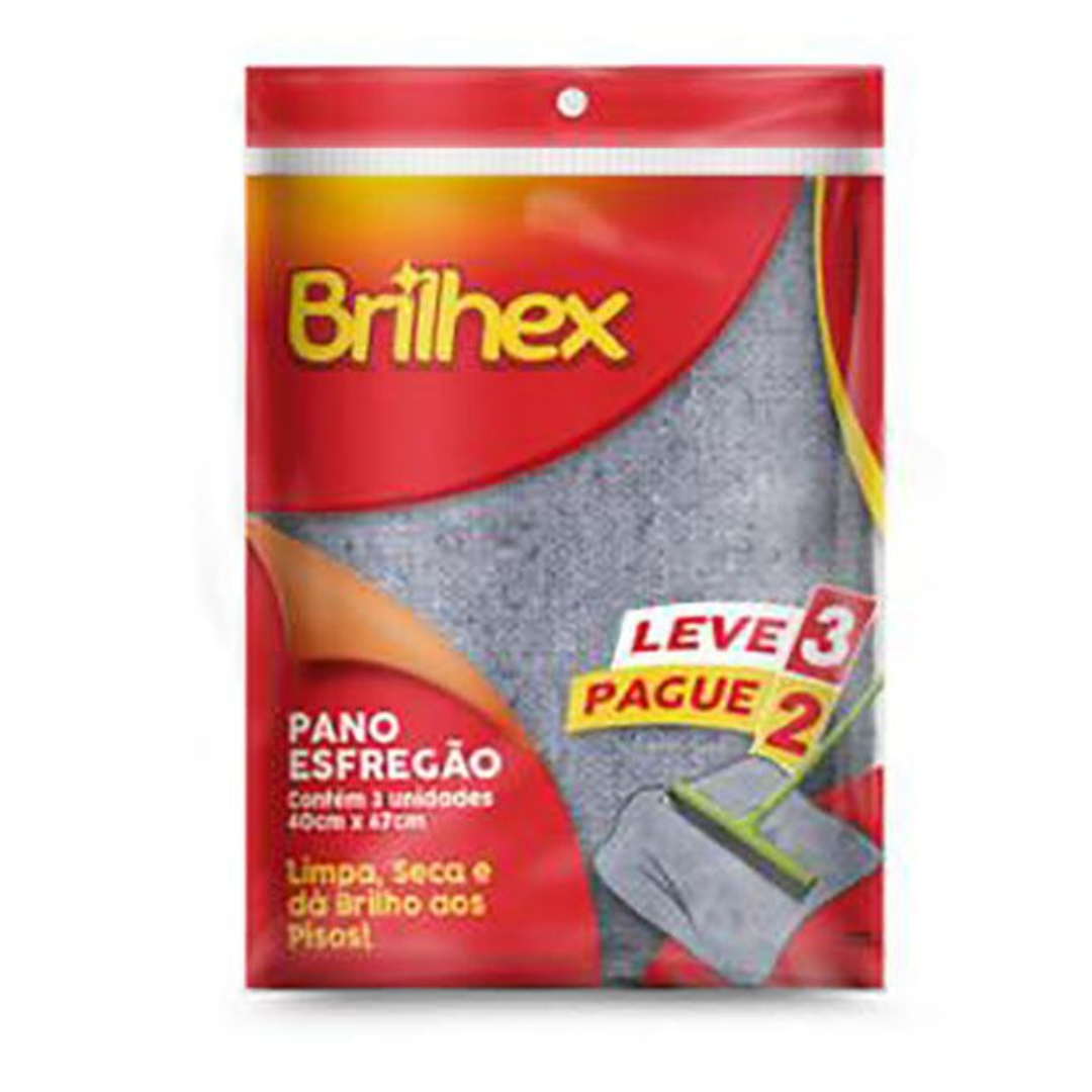 Paño de pisos Brilhex x3