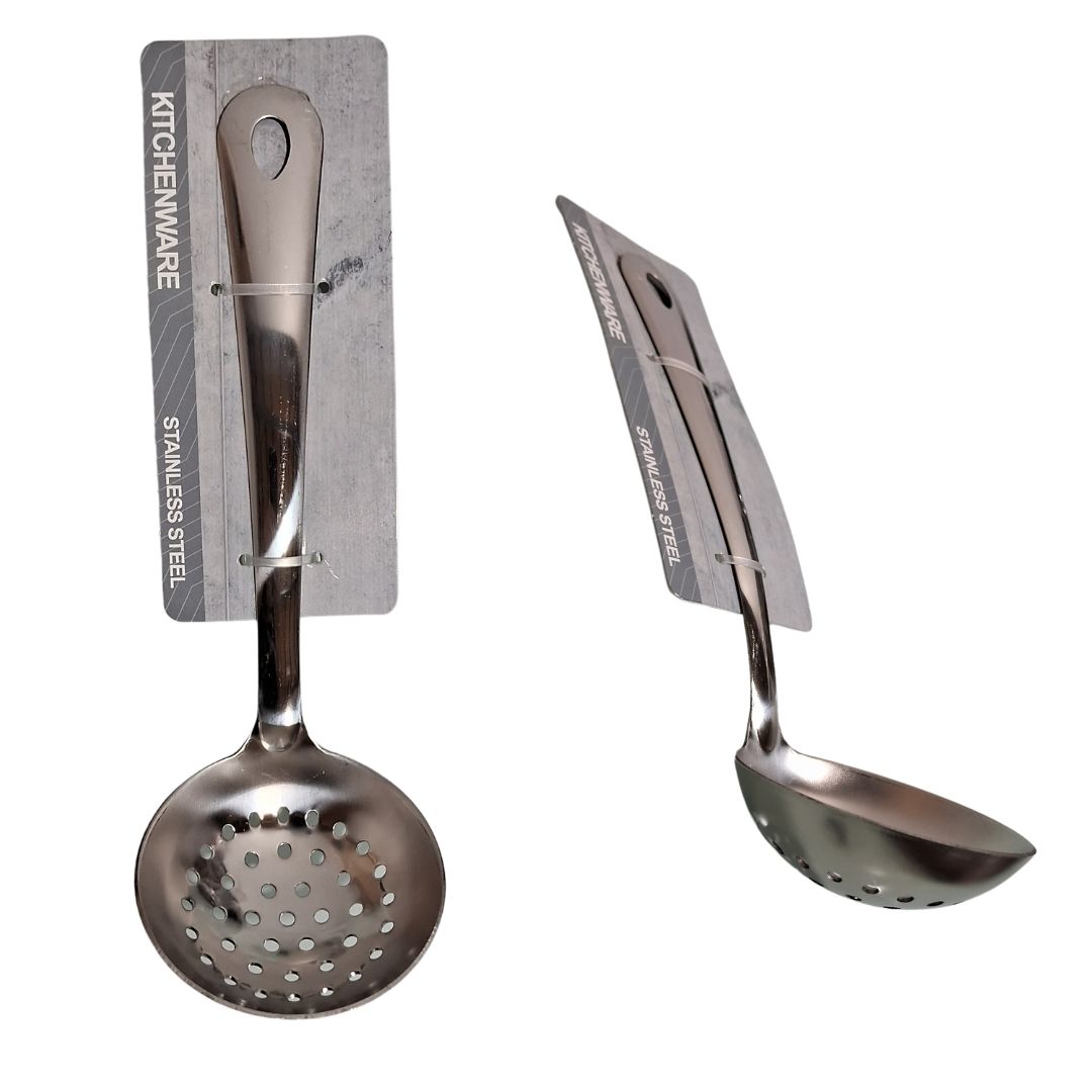 Cucharón espumadera de acero inoxidable