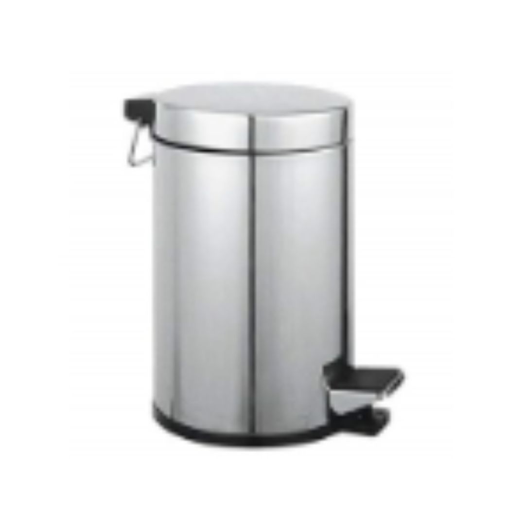 Papelera de pedal de acero inoxidable