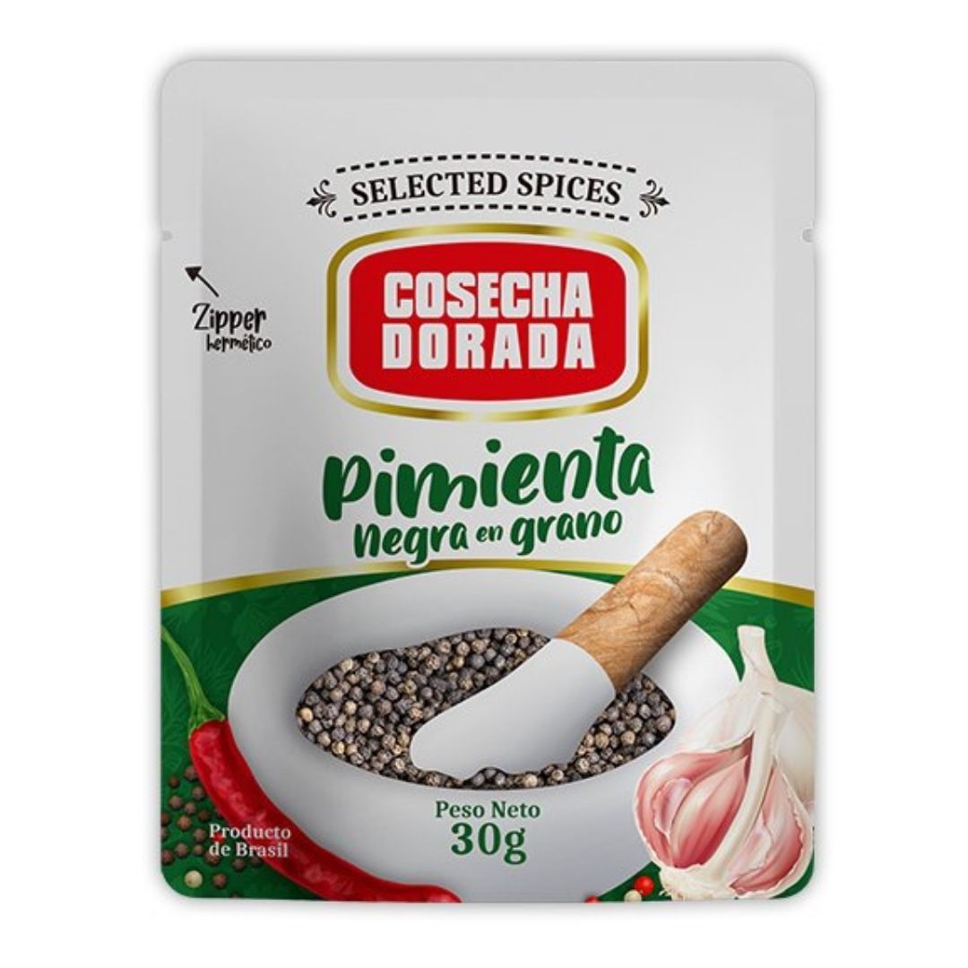 Pimienta negra en grano