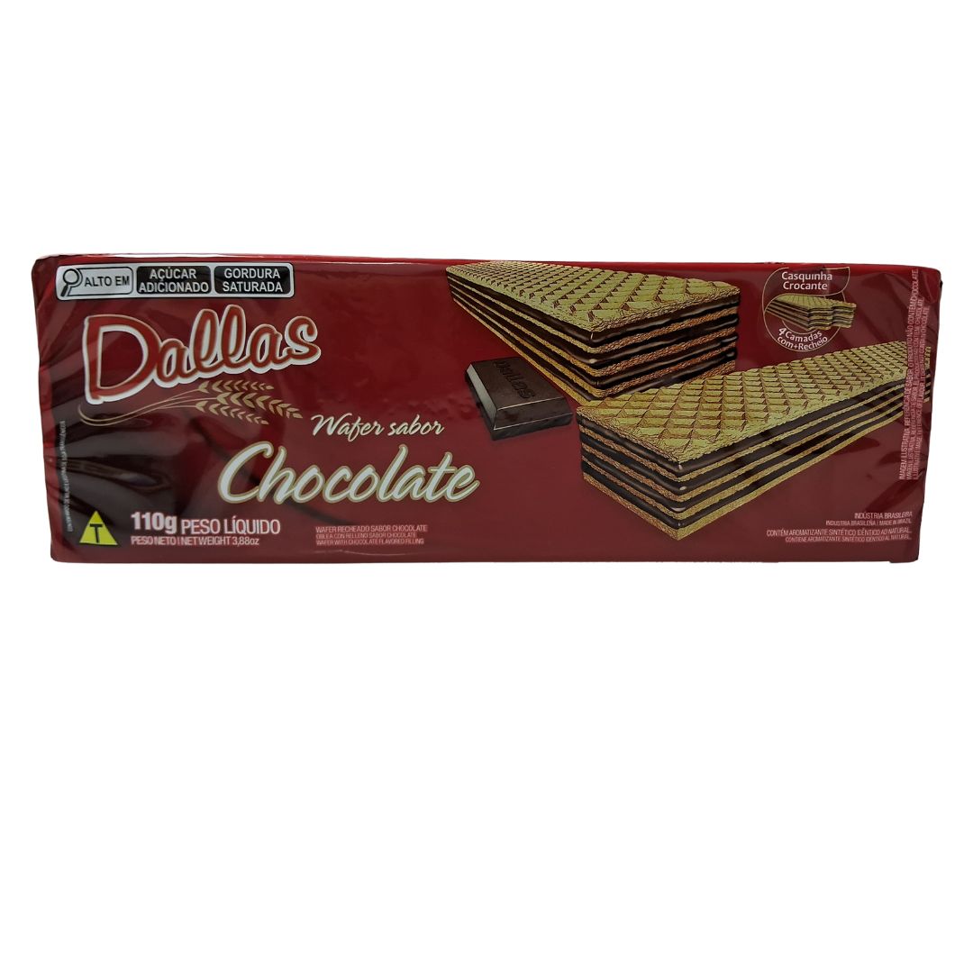 Galletas Waffle Dallas sabor Chocolate
