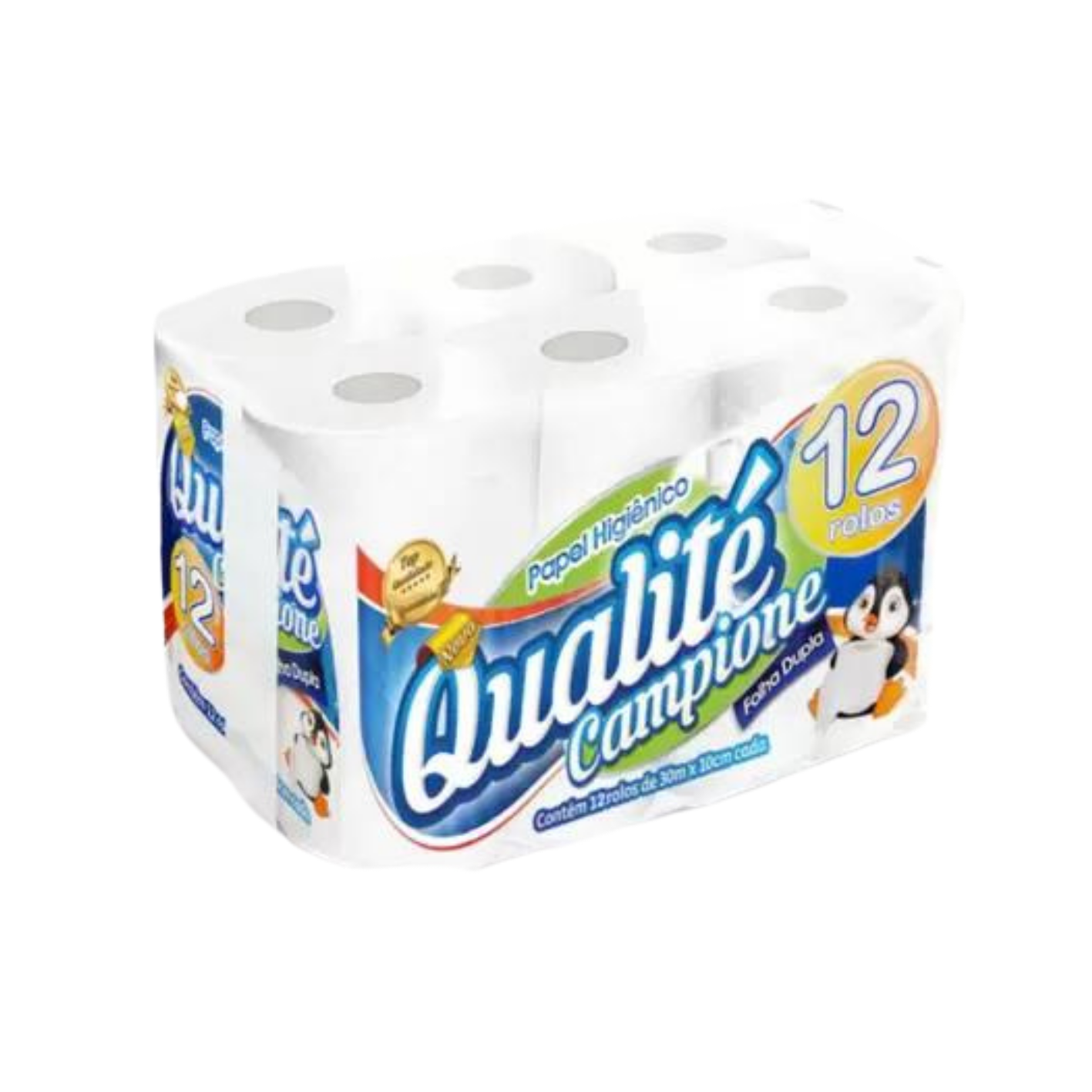 Papel higiénico Qualité x12