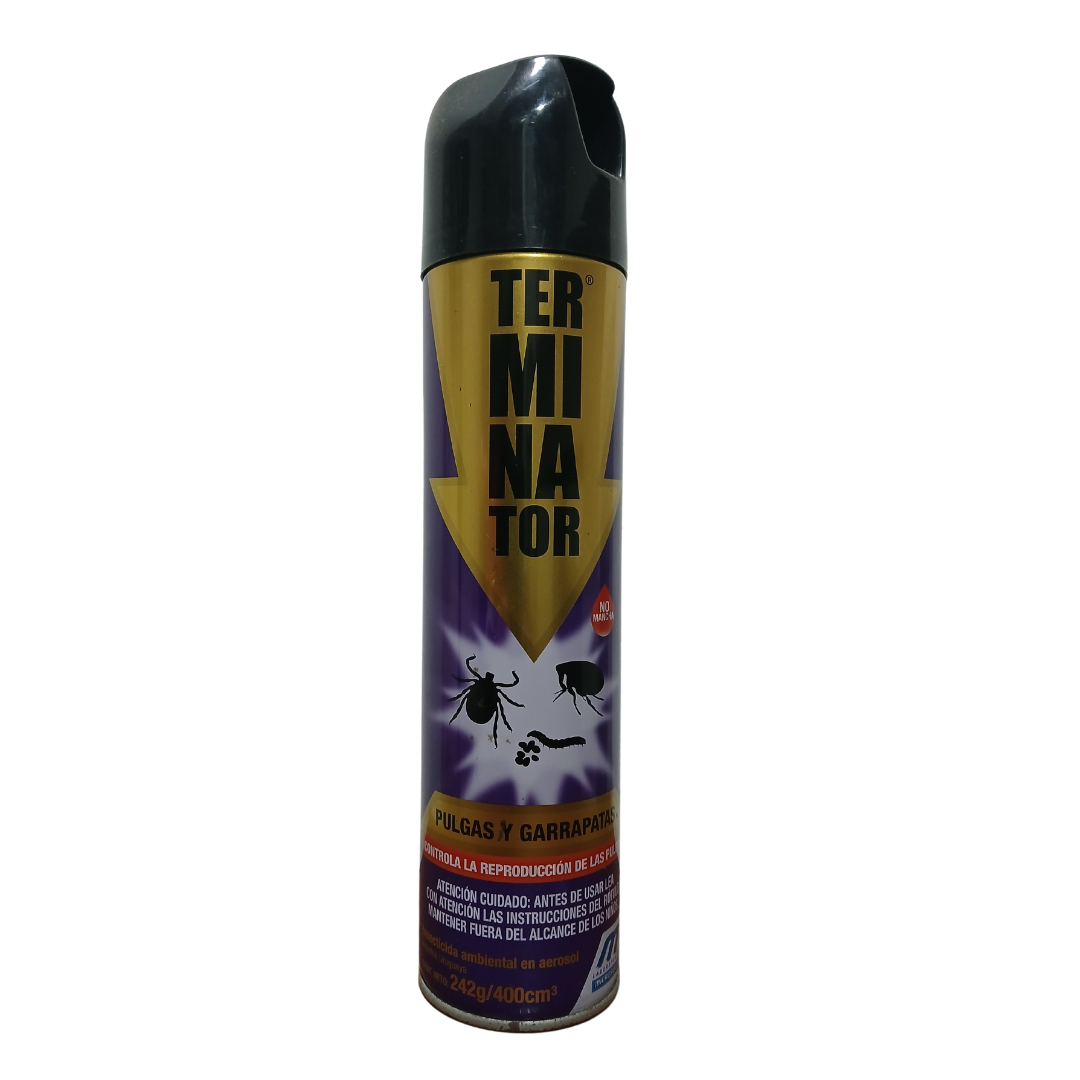 Aerosol para pulgas y garrapatas - Terminator