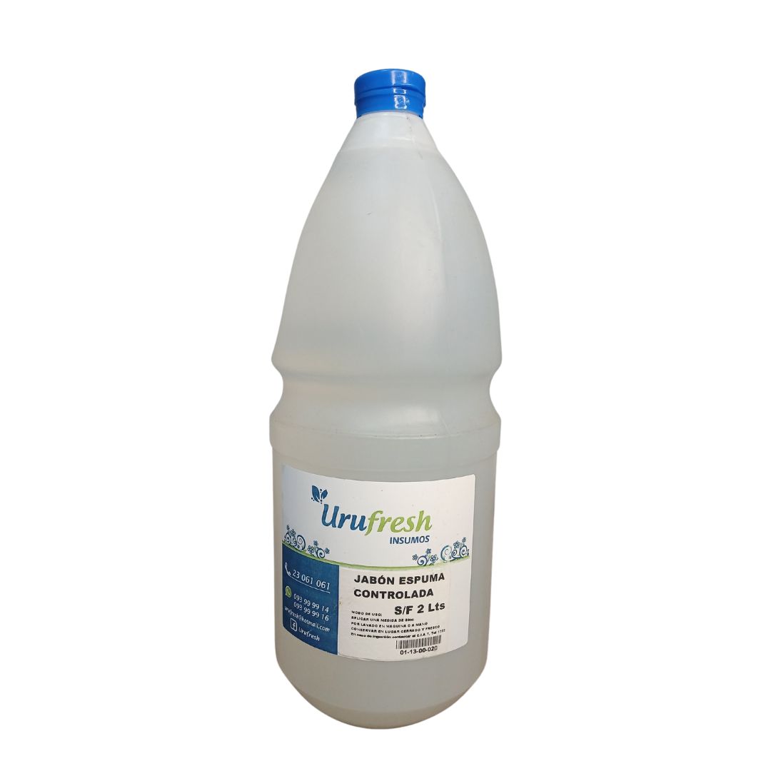 Jabón para ropa espuma controlada Sin fragancia