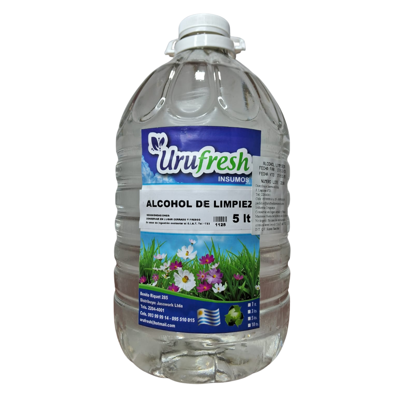 Alcohol de limpieza Urufresh