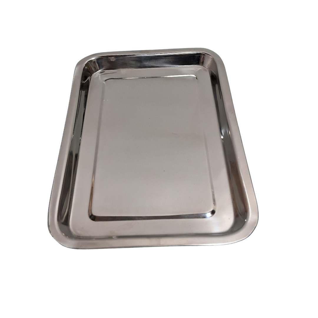 Bandeja de acero inoxidable