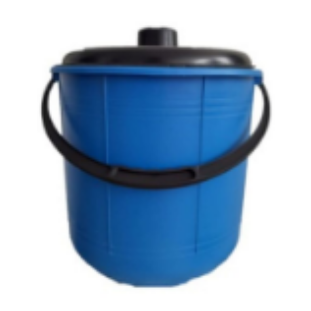 Balde reforzado con tapa