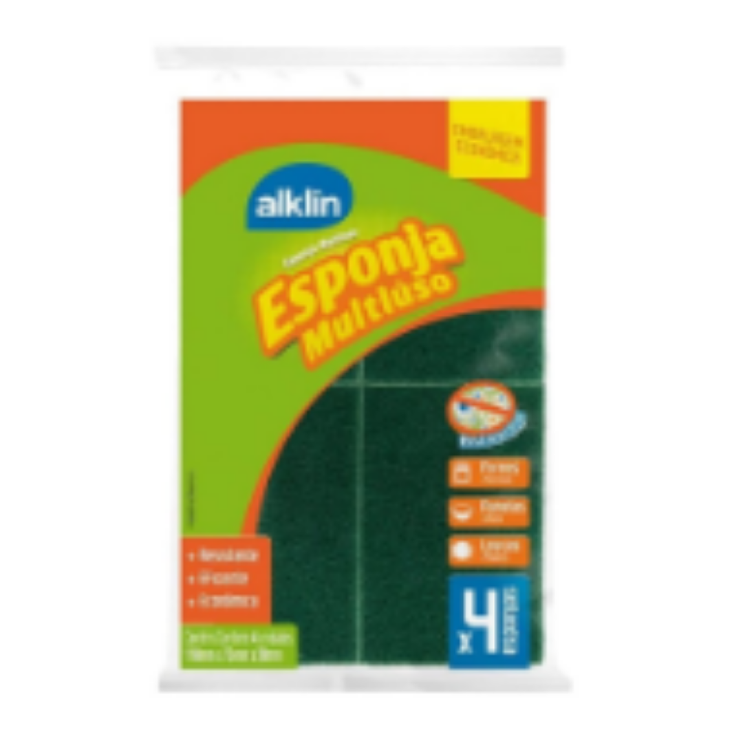 Esponja chata Alklin x4
