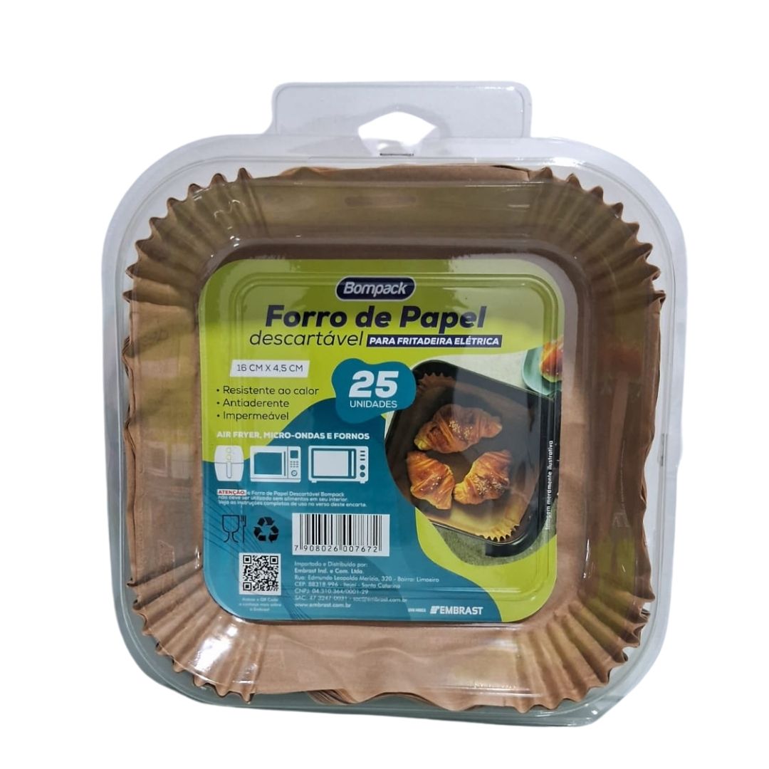 Forros de papel para freidora