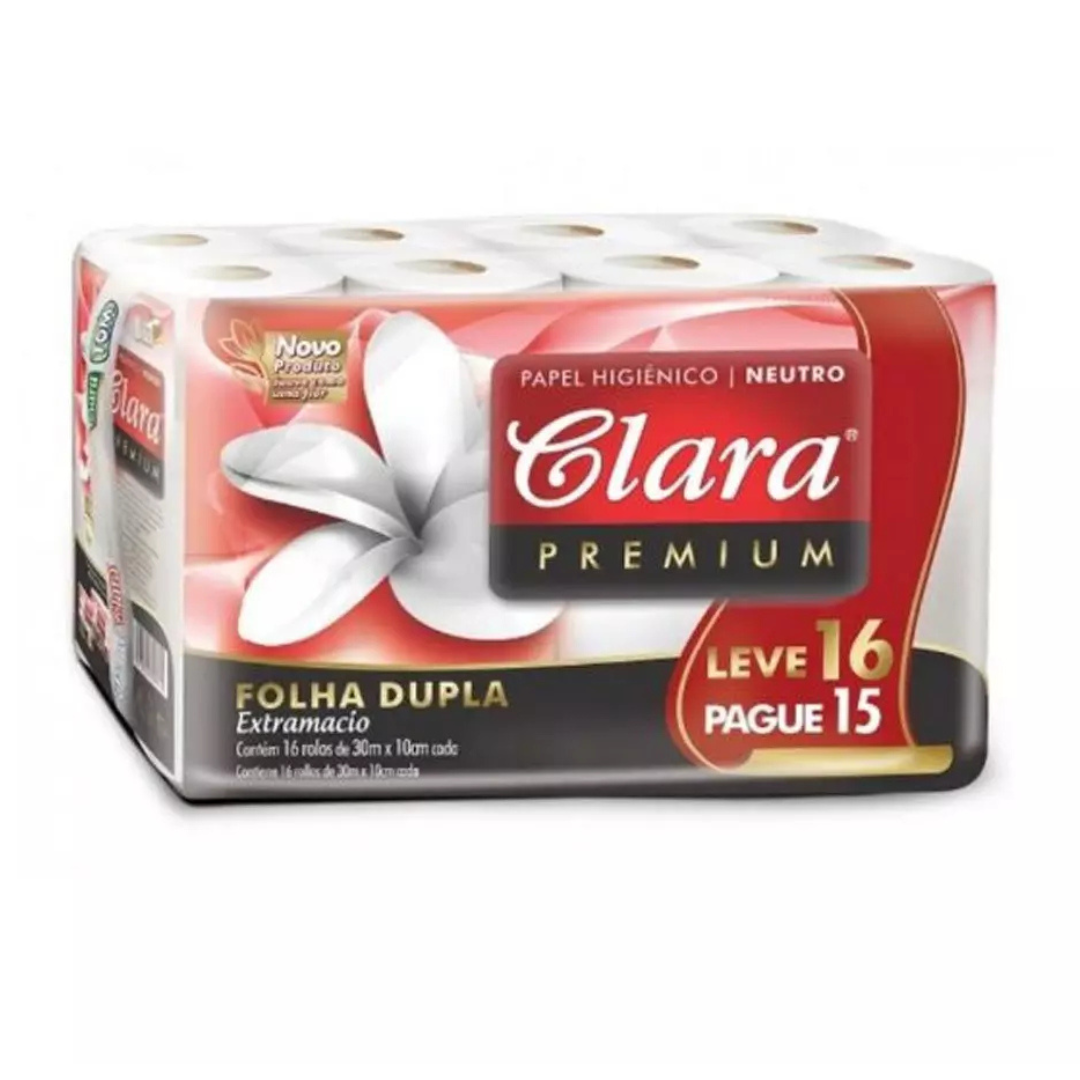 Papel Higiénico Clara x16