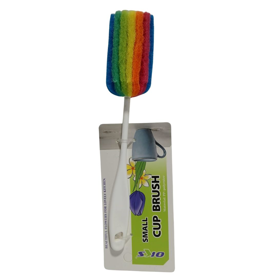 Esponja arcoiris con mango