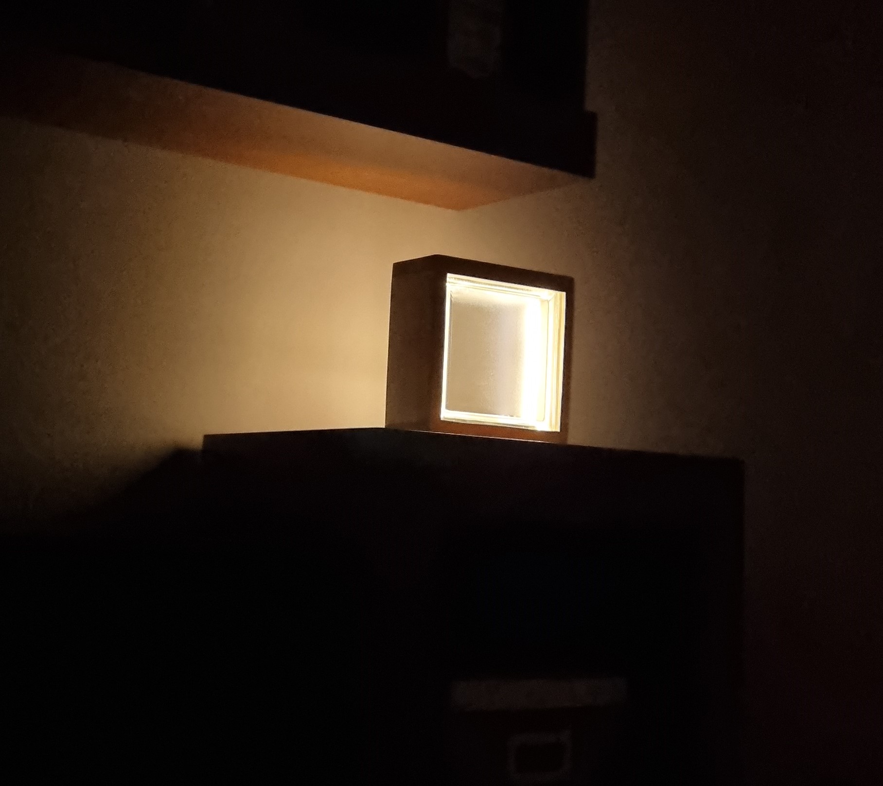 LÁMPARA BLOQUE CRISTAL