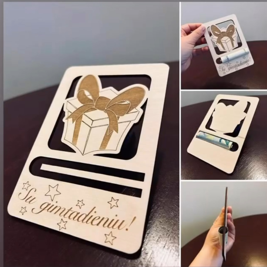 Medinis sveikinimo atvirukas