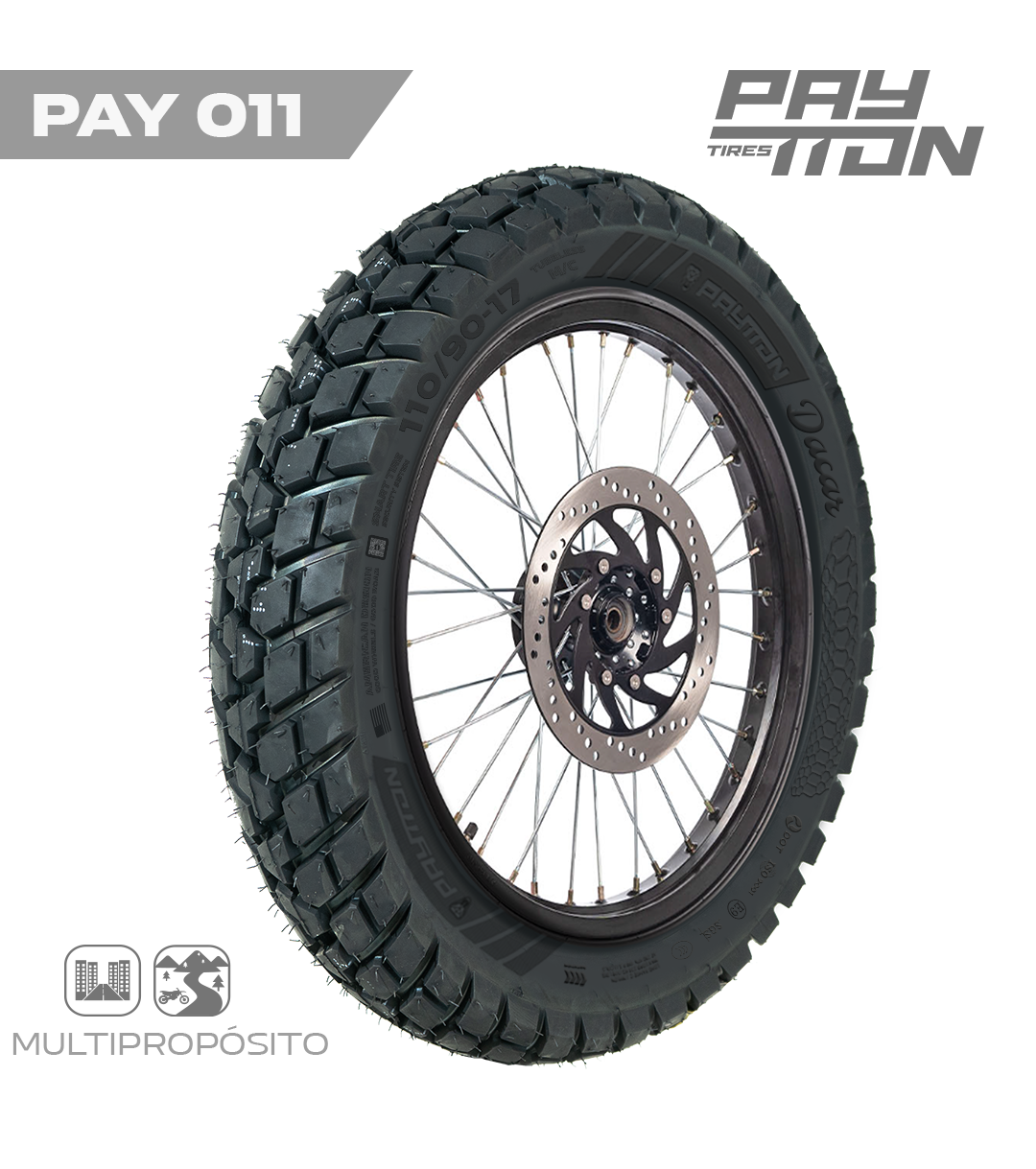 110/90-17 TL / PAY011