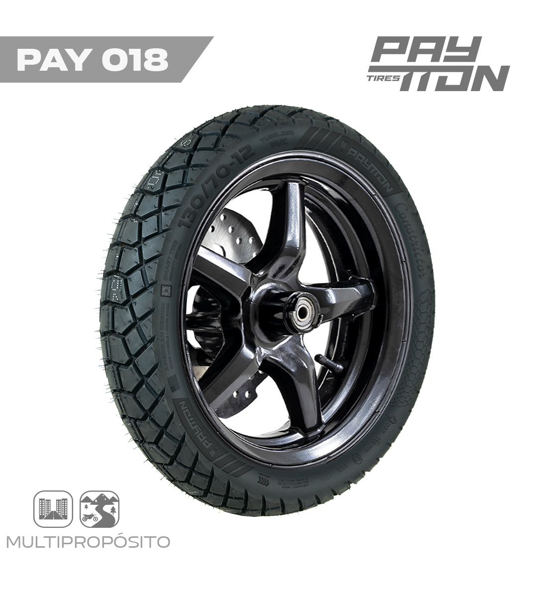 130/70-12 TL / PAY018