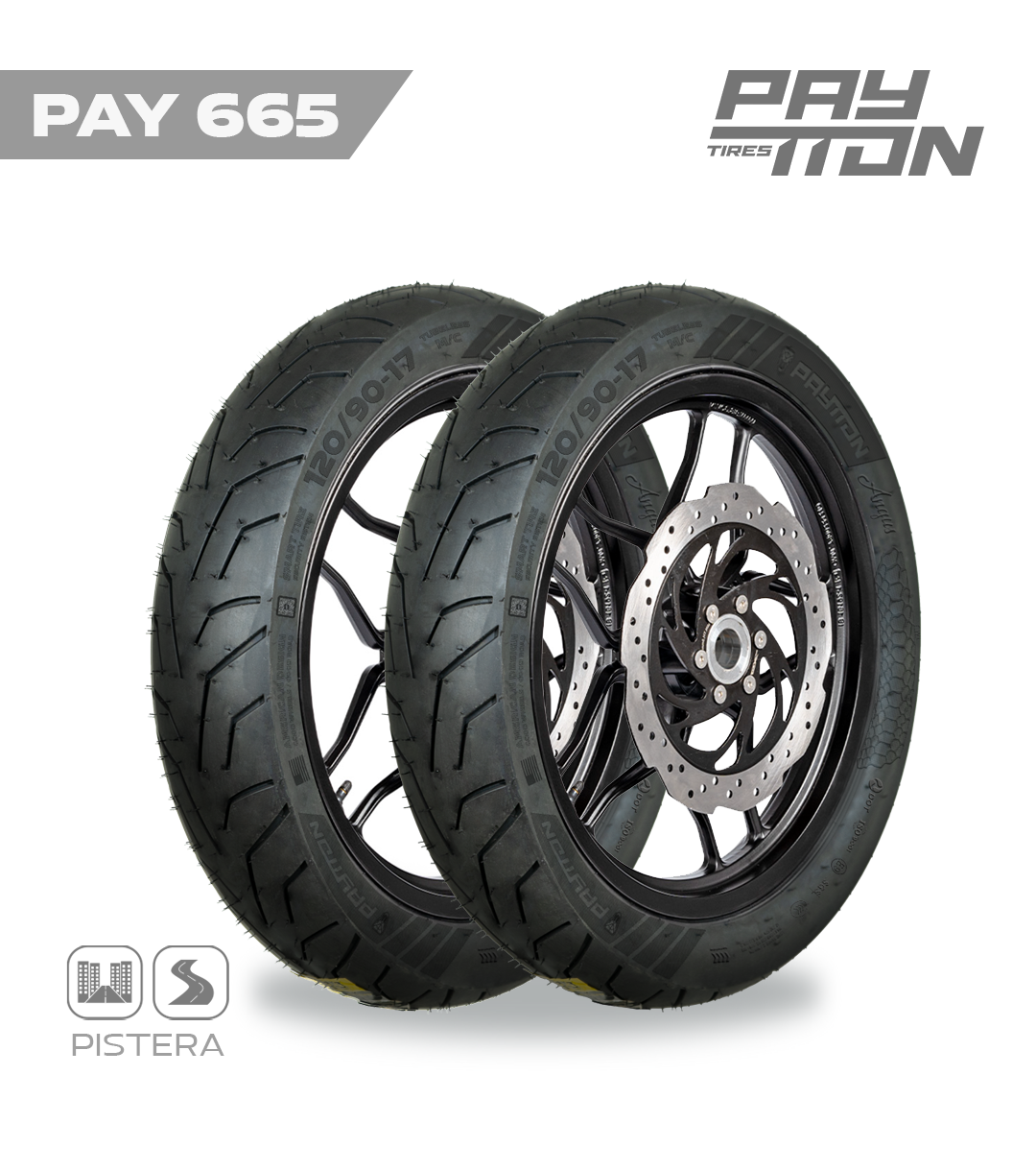 120/90-17 TL / PAY665
