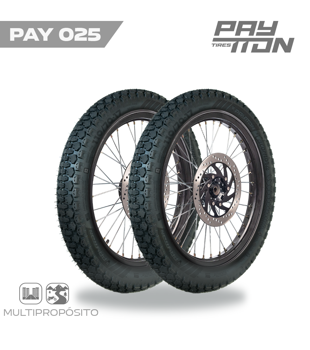 110/70-17 TL / PAY025