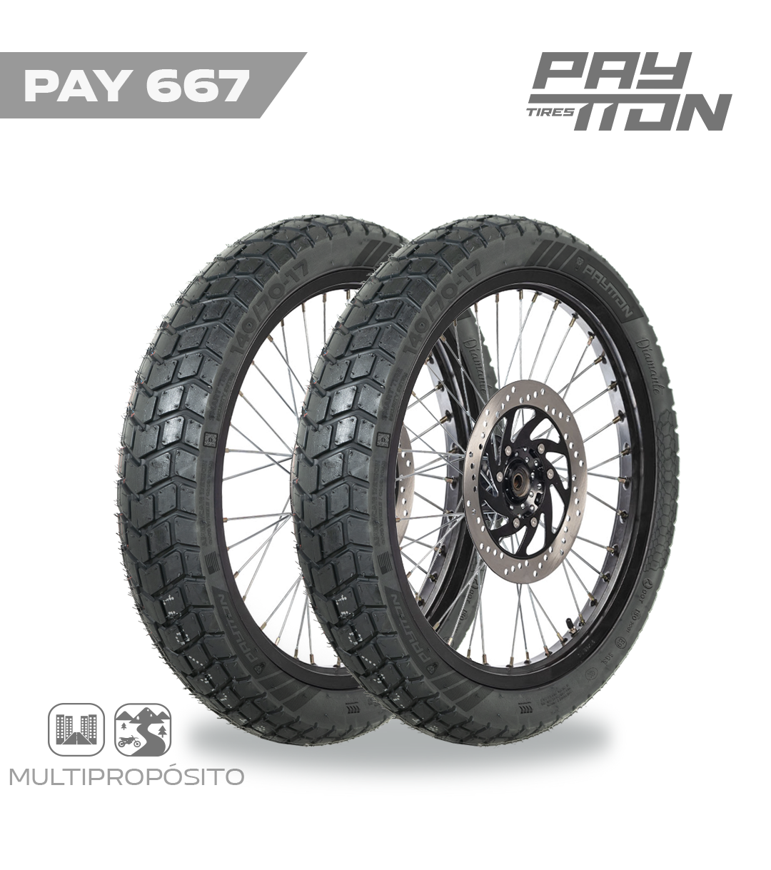 140/70-17 TL / PAY667
