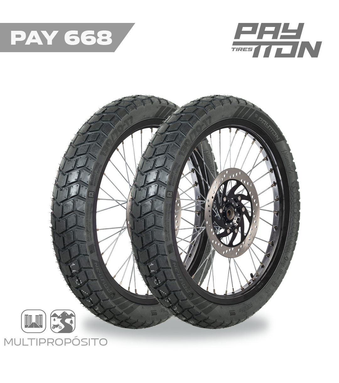 130/70-17 TL / PAY668