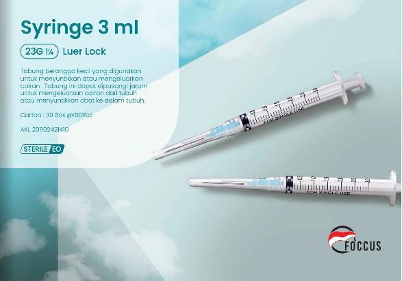 Disposable Syringe 3 ml