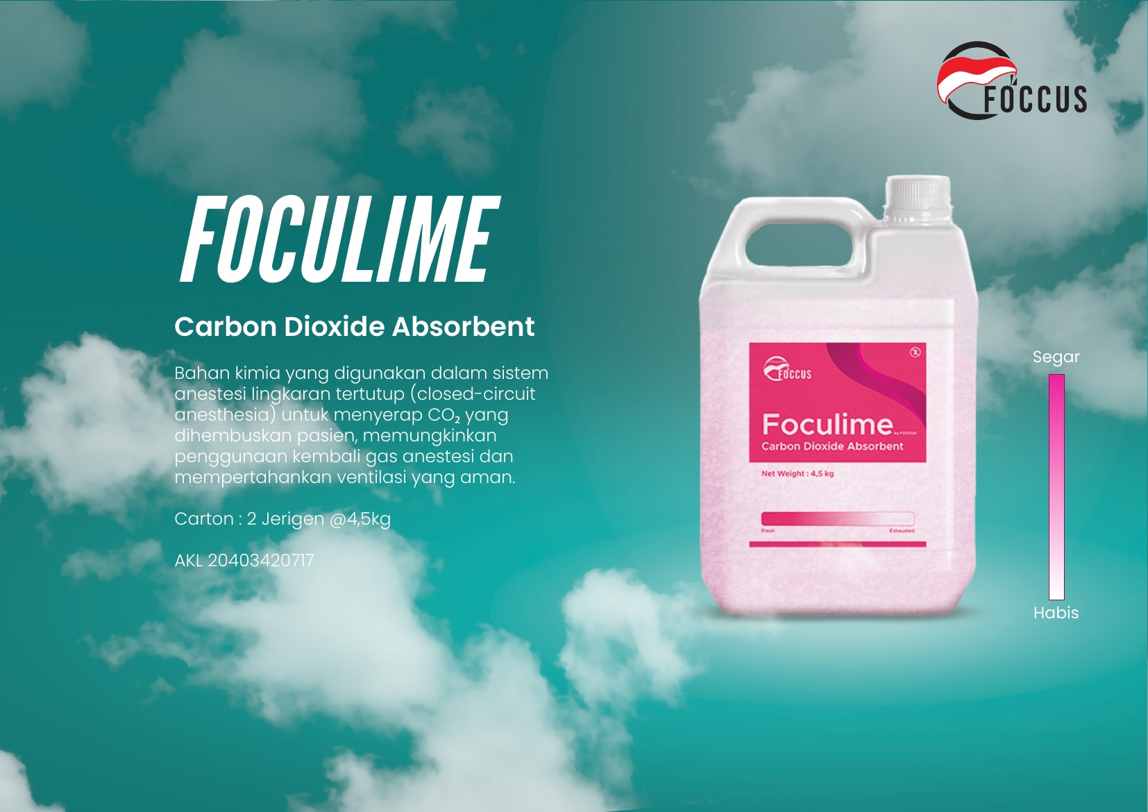 Foculime (Carbon Dioxide Absorbent)