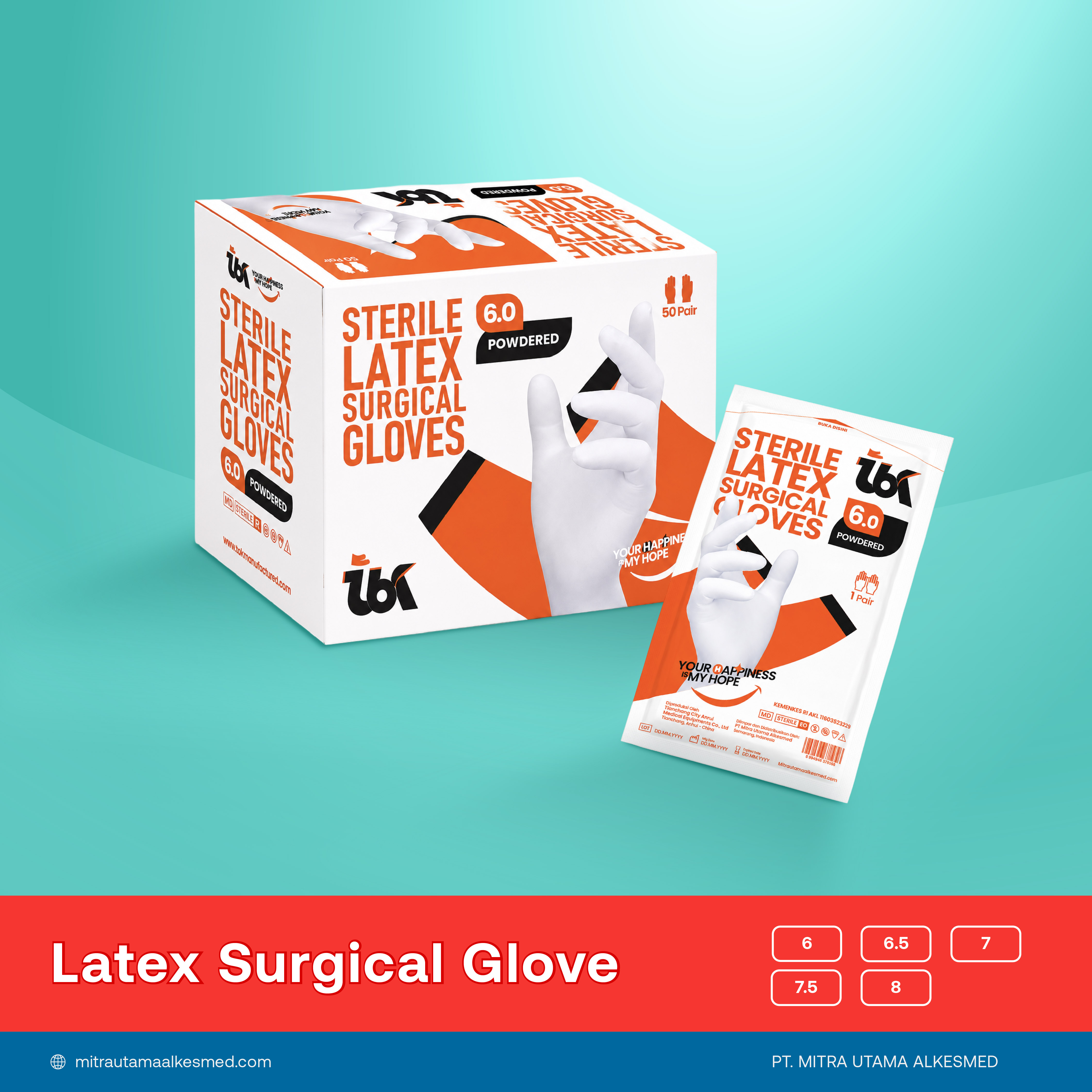 Sterile Latex Surgical Glove