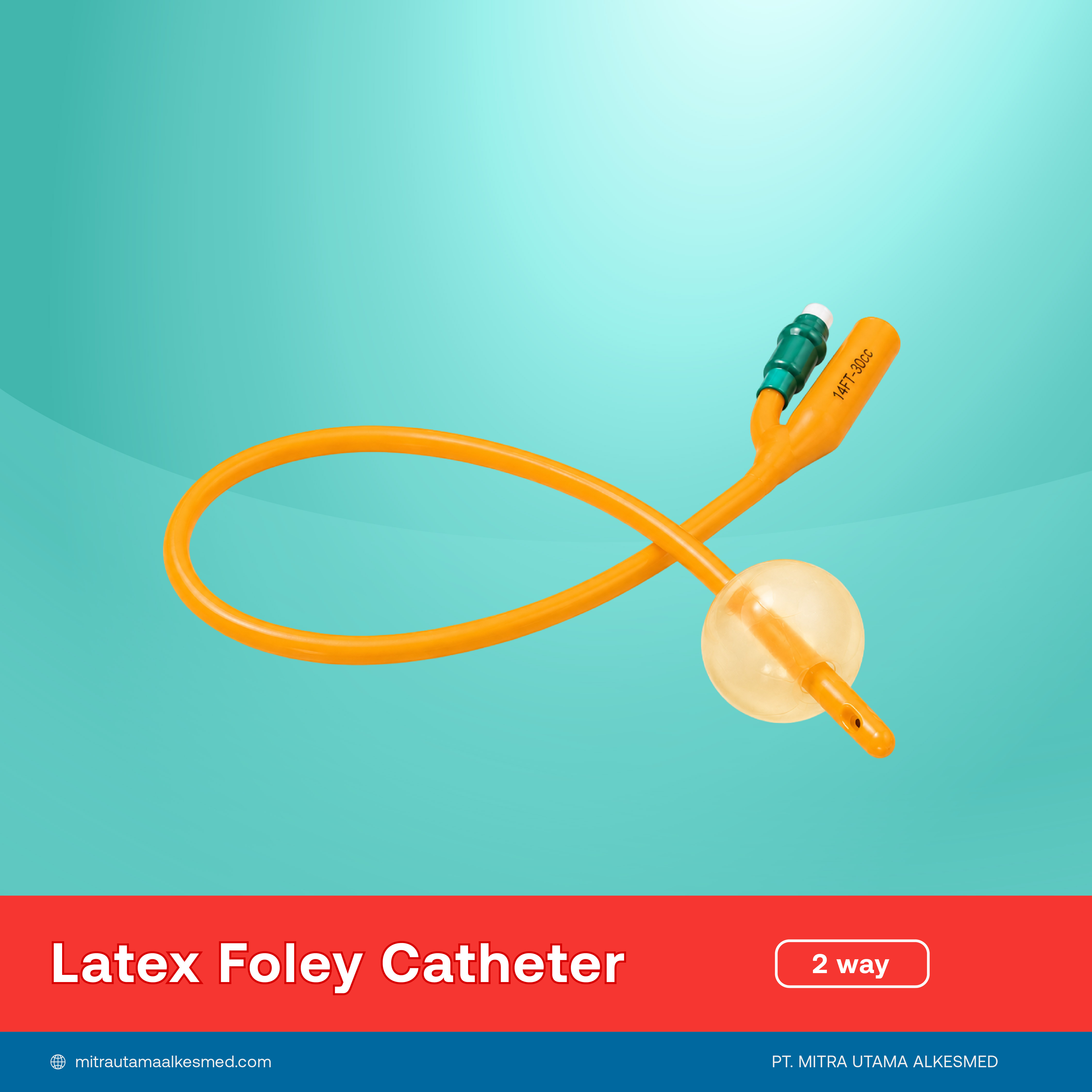Latex Foley Catheter  |  2 Way & 3 Way