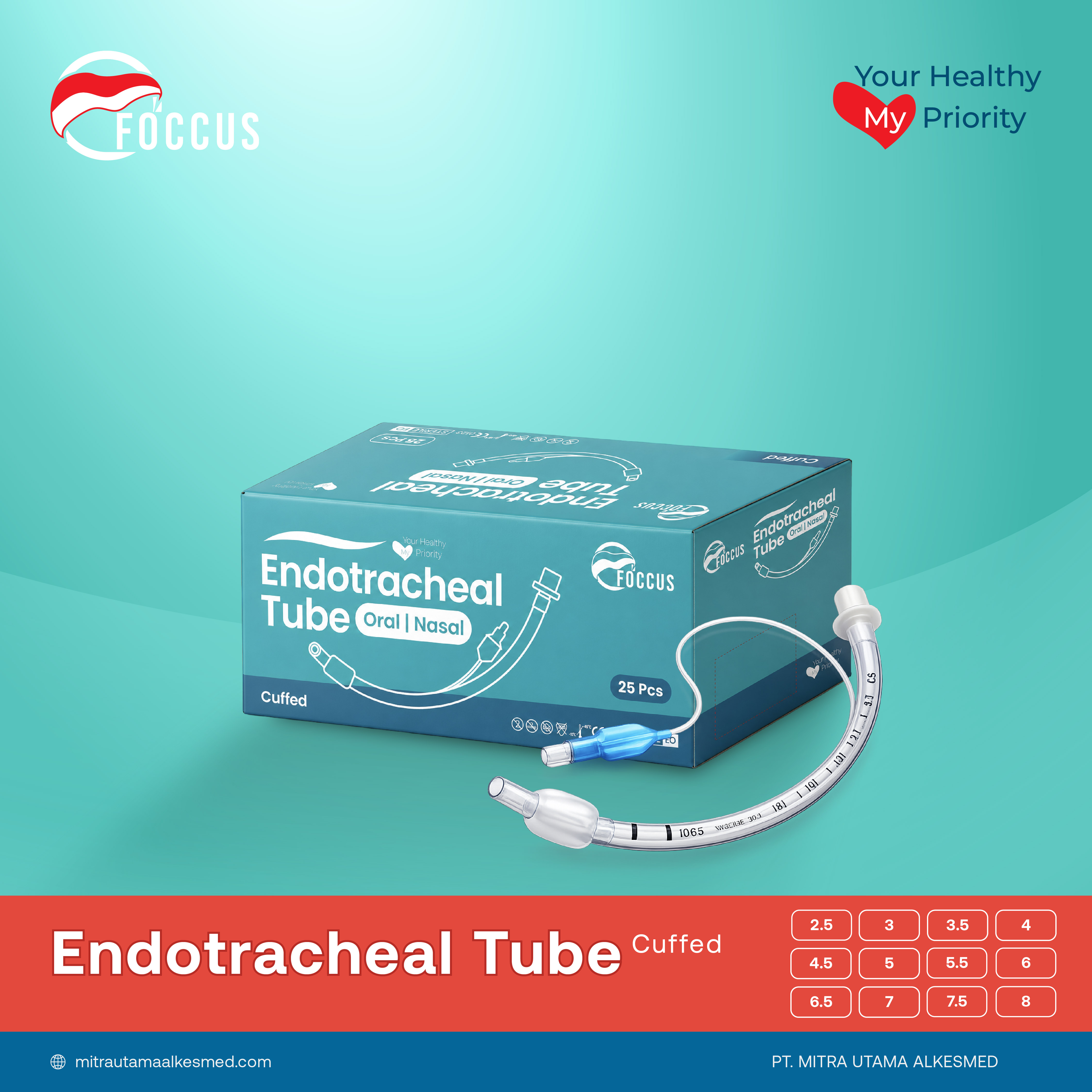 Endotracheal Tube  |  With Cuff