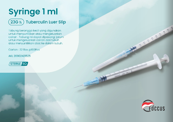 Disposable Syringe 1 ml