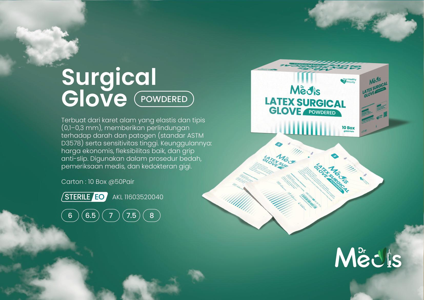 Surgical Glove Powdered