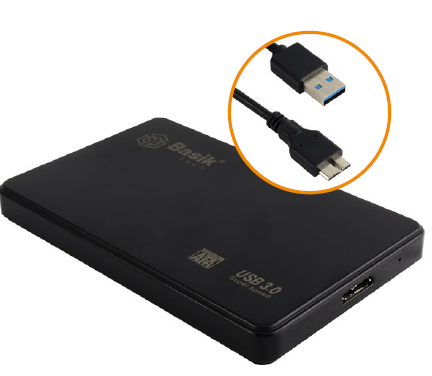 CAJA EXTERNA 2.0 y 3.0 BASIK TECH