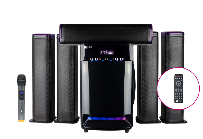 TEATRO EN CASA 5.1 MICRÓFONO