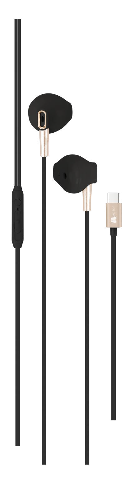 AUDÍFONOS METALIZADO TIPO C