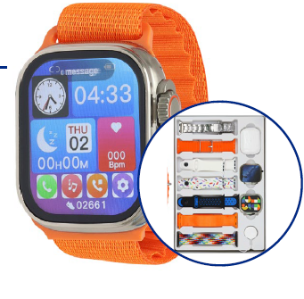 SMARTWATCH + AUDÍFONOS TWS 10 EN 1 - i20