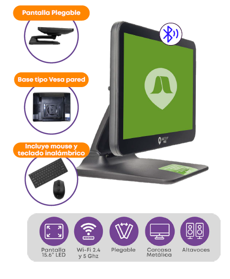 TODO EN UNO CORE i5 15.6" ALUMINIO