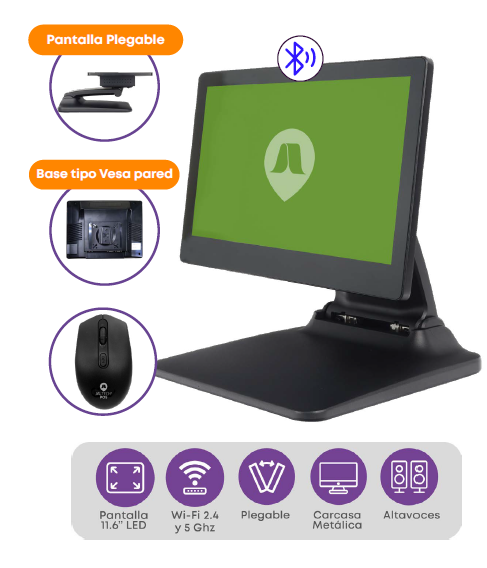 TODO EN UNO CELERON 11.6" ALUMINIO