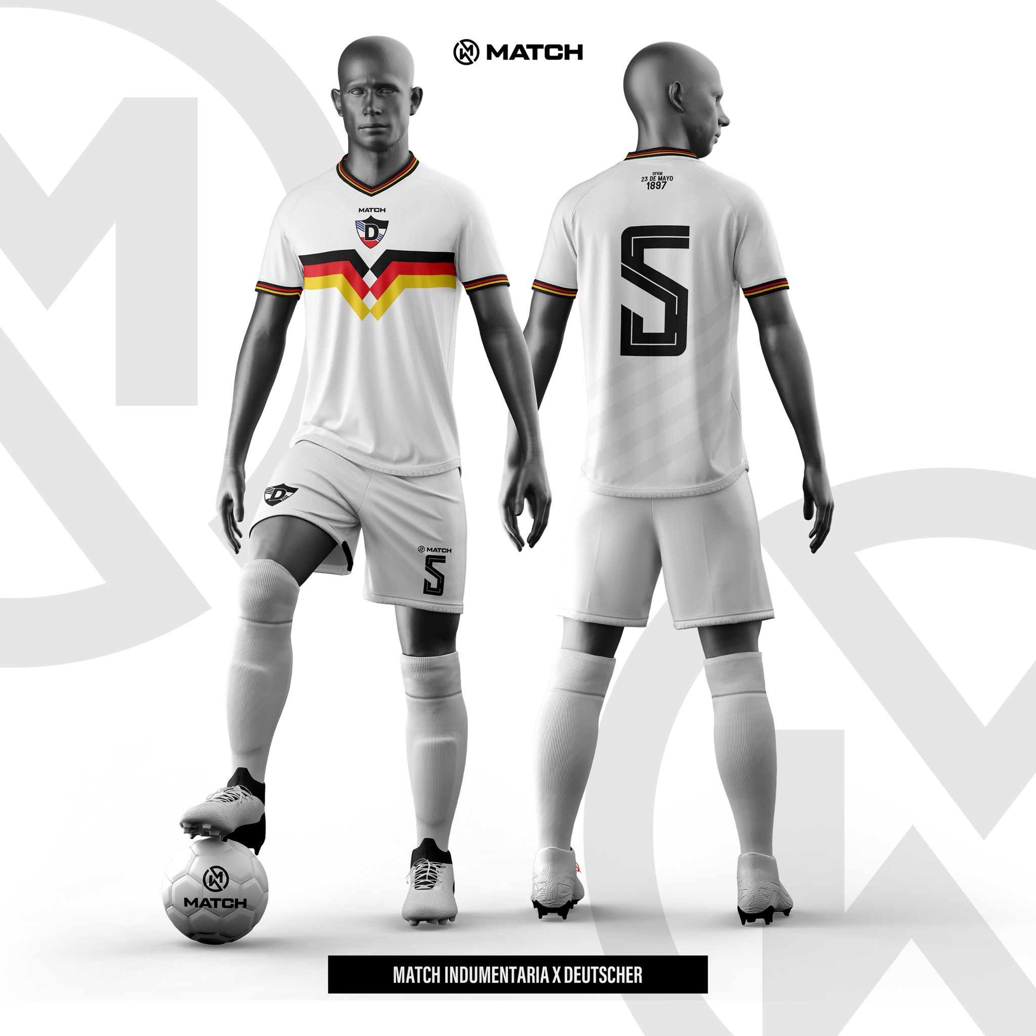 CAMISETA OFICIAL 2025 DEUTSCHER FUSSBALL KLUB