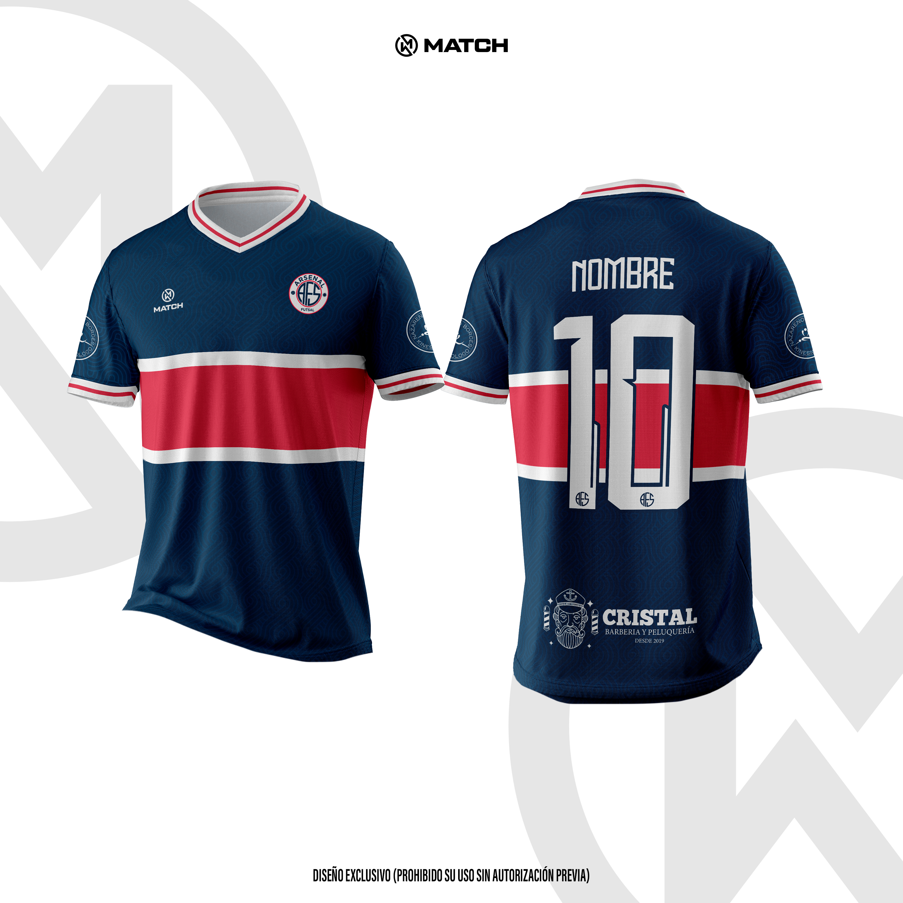 CAMISETA OFICIAL 2025 ARSENAL FUTSAL