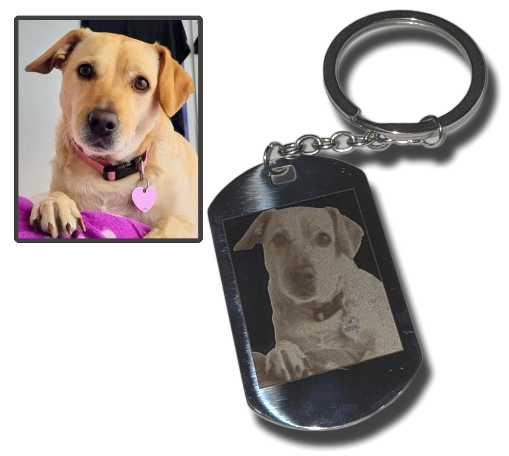 Llavero personalizado recatangular con foto