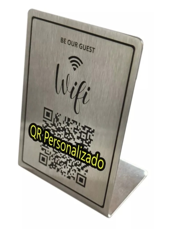Pack X 10 Cartel Qr Personalizado Formato L