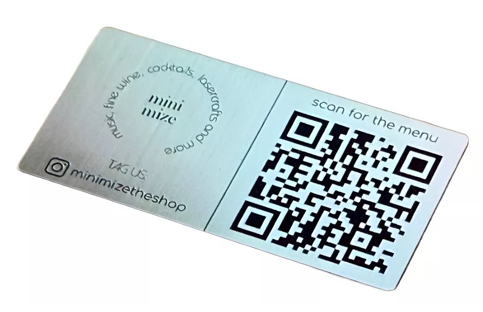 Cartel Qr Personalizado Doble - Plano De Pegar