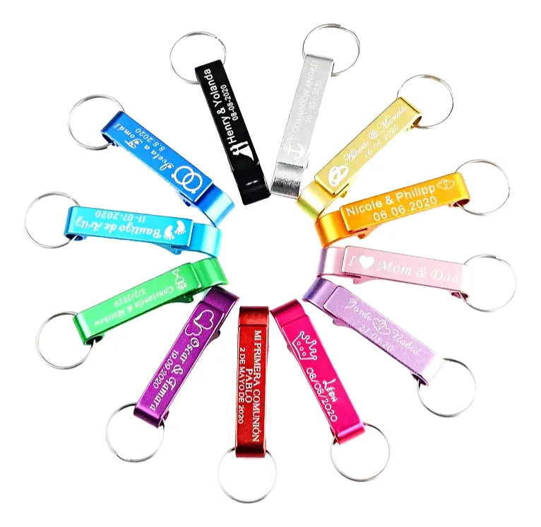 25 Llaveros promocionales o para souvenirs