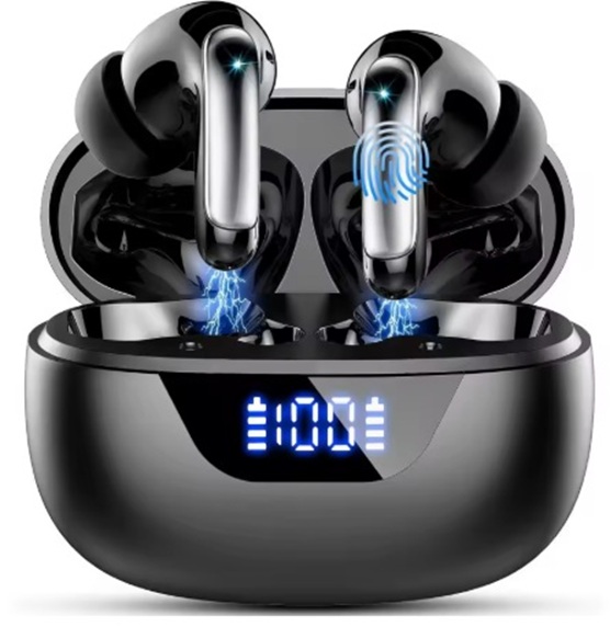 BT5.3 TWS Wireless Earbuds with LED Power Display – HiFi Stereo In-Ear Headphones with ANC & ENC Noise Cancellation